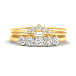 Load image into Gallery viewer, wedding-ring-diamond-stack-in-yellow-gold-FD10138B-NL-YG.jpg