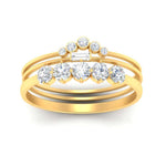 Load image into Gallery viewer, wedding-ring-diamond-stack-in-yellow-gold-FD10138B-NL-YG.jpg