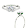 Load image into Gallery viewer, whisper-thin-setting-hidden-emerald-round-cut-halo-engagement-ring-in-white-gold-fdenr9359rogemgrangle3-nl-wg.jpg