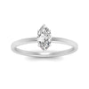 Load image into Gallery viewer, Marquise Cut Thin Setting Hidden Halo Diamond Ring