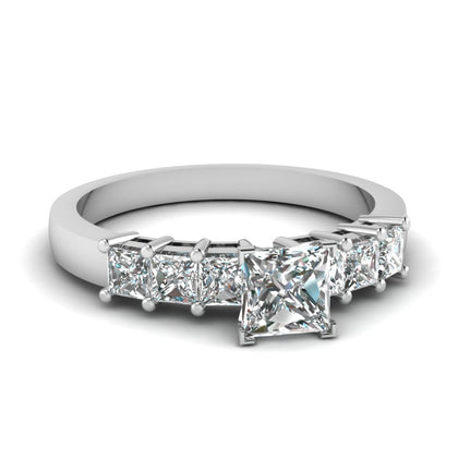 white-gold-princess-white-diamond-engagement-wedding-ring-in-prong-set-FDENS1027PRR-Nl-WG