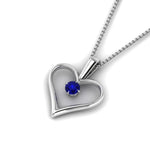 Load image into Gallery viewer, round-blue-sapphire-solitare-heart-pendant-in-prong-set-FDPD60961GSABL-NL-WG