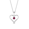 Load image into Gallery viewer, round-dark-pink-sapphire-solitare-heart-pendant-in-prong-set-FDPD60961GSADRPI-NL-WG
