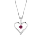 Load image into Gallery viewer, round-dark-pink-sapphire-solitare-heart-pendant-in-prong-set-FDPD60961GSADRPI-NL-WG
