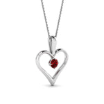 Load image into Gallery viewer, round-red-ruby-solitare-heart-pendant-in-prong-set-FDPD60961GRUDR-NL-WG