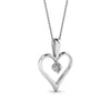 Load image into Gallery viewer, round-white-diamond-solitare-heart-pendant-in-prong-set-FDPD60961-NL-WG