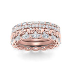 Load image into Gallery viewer, women-diamond-stacked-band-in-rose-gold-FD10151-NL-RG.jpg
