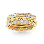 Load image into Gallery viewer, women-diamond-stacked-band-in-yellow-gold-FD10151-NL-YG.jpg