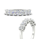 Load image into Gallery viewer, women’s-1.5-ct-oval-diamond-anniversary-ring-in-white-gold-fdwb8008ovangle3-1.50ct-nl-wg