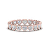 Load image into Gallery viewer, women’s-1.80-carat-heart-diamond-eternity-ring-in-rose-gold-FD10573HT-0.10CT-NL-RG