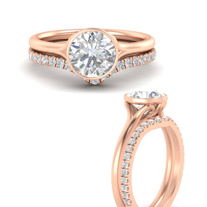 womens-round-lab-diamond-ring-with-accent-band-in-rose-gold-FD11229ROANGLE3-NL-RG