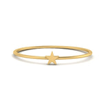 Load image into Gallery viewer, Womens Thin Gold Star Ring