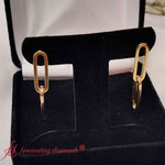 Load image into Gallery viewer, paper-clip-dangle-earrings-in-yellow-gold-fdear11278-fancybox-nl-yg