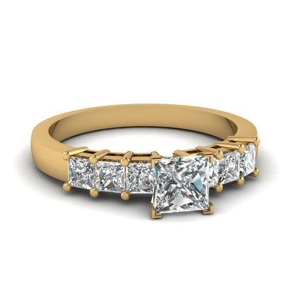 white-gold-princess-white-diamond-engagement-wedding-ring-in-prong-set-FDENS1027PRR-Nl-WG