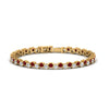 Load image into Gallery viewer, zig-zag-tennis-ruby-bracelet-in-yellow-gold-FDBRC10410GRUDR-NL-YG