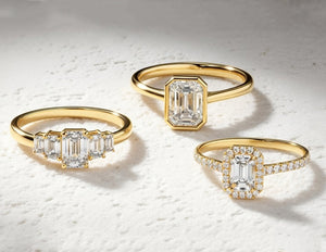 Best Settings for Emerald Cut Engagement Rings