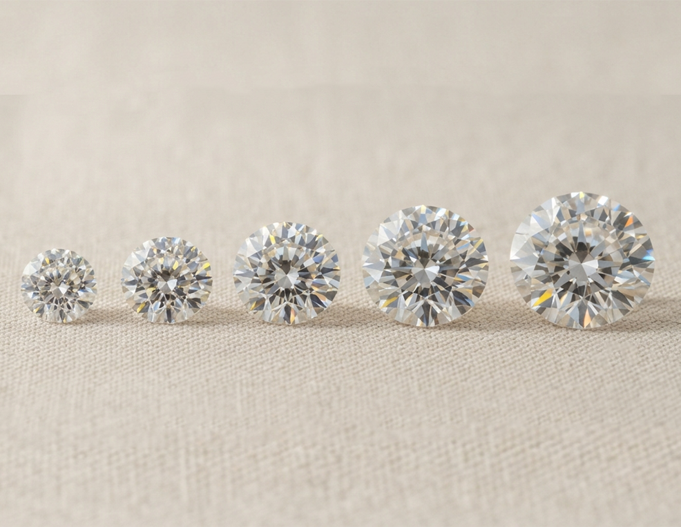 Diamond Carat Weight vs. Size in mm | Fascinating Diamonds