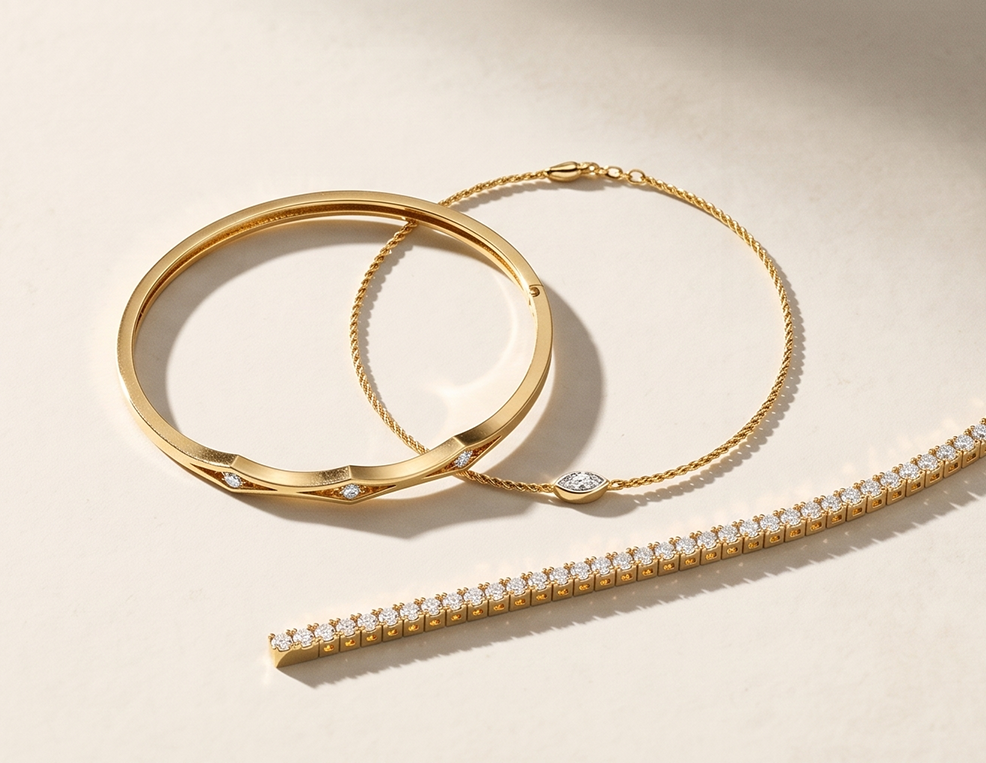 Different Types of Diamond Bracelets: Tennis, Bangle, Cuff & More Explained