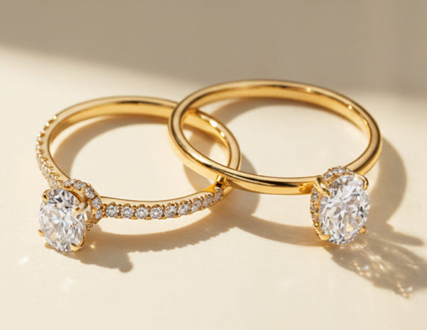 Hidden Halo Oval Engagement Rings Explained