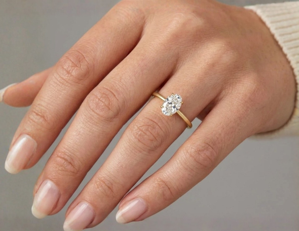How Big Does a 1 Carat Diamond Engagement Ring Look