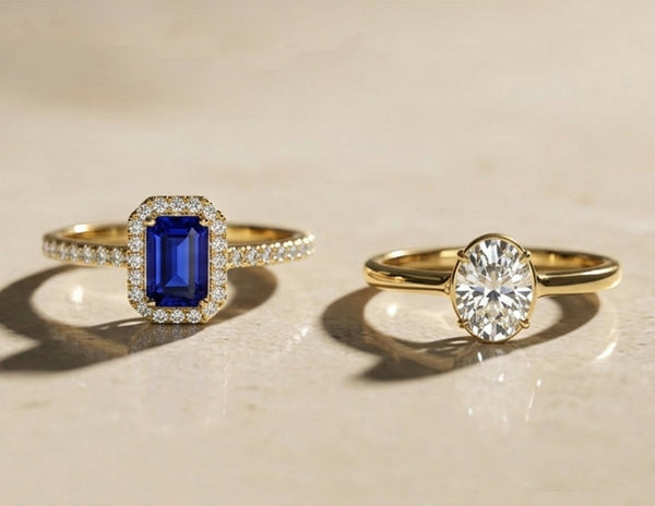 Sapphire vs. Diamond Engagement Rings