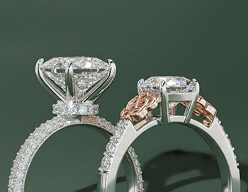 The Impact of Setting Height on Ring Sparkle and Diamond Visibility
