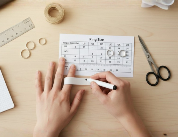 Banner - How to Measure Ring Size at Home, A Complete Step-by-Step Guide