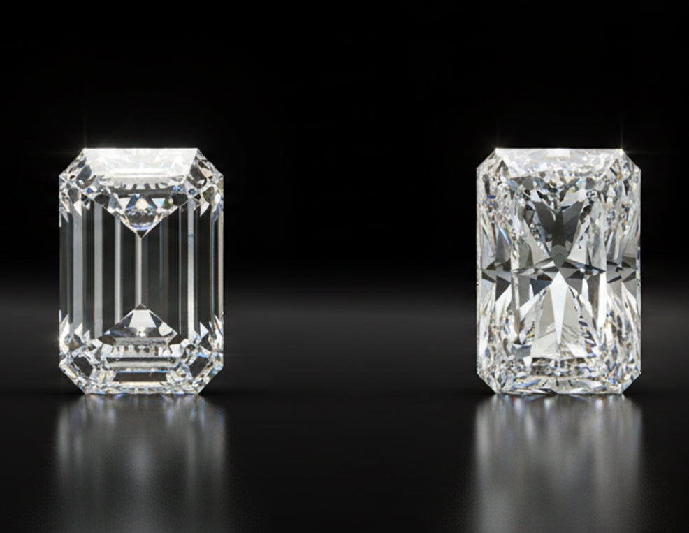 Radiant vs Emerald Cut Diamonds, Which Shape Truly Shines?
