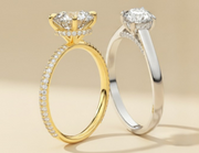 hidden halo engagement rings