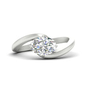 East West Engagement Rings for Women