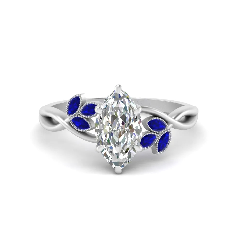 Flower Engagement Rings for Women