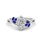 Flower Engagement Rings for Women
