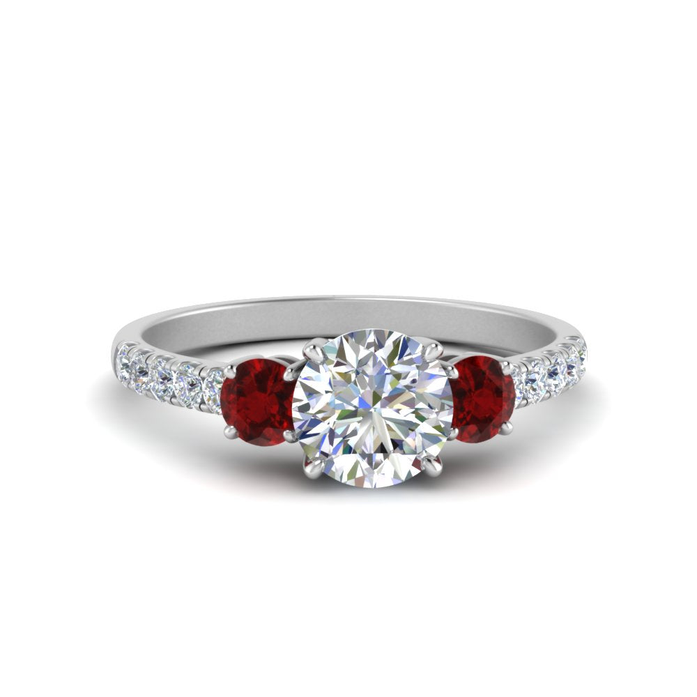 White Gold Engagement Rings for Women