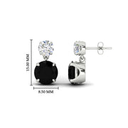 Black Diamond Earrings for Women