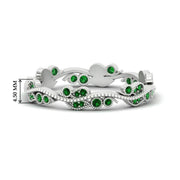 vintage wedding bands to stack