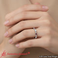 Thumbnail 3 - 0-25-carat-lab-diamond-bezel-bead-wedding-band-with-ruby-in-14k-white-gold-fdewb10328ro-0-25-ct-7