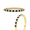 Load image into Gallery viewer, 0.15-ct-delicate-u-prong-stack-black-diamond-band-in-yellow-gold-FD8370GBLACKANGLE3-0.15CT-NL-YG.jpg