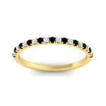 Load image into Gallery viewer, 0.15-ct-delicate-u-prong-stack-black-diamond-band-in-yellow-gold-FD8370GBLACKANGLE5-0.15CT-NL-YG.jpg
