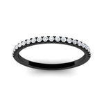 Load image into Gallery viewer, 0.15-ct-delicate-u-prong-stack-diamond-band-in-black-gold-FD8370ANGLE5-0.15CT-NL-BG.jpg

