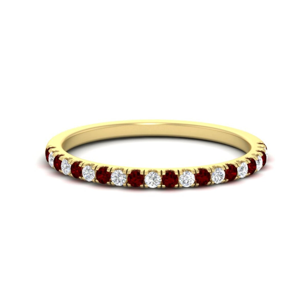 0.15-ct-delicate-u-prong-stack-ruby-band-in-yellow-gold-FD8370GRUDR-0.15CT-NL-YG.jpg