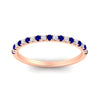 Load image into Gallery viewer, 0.15-ct-delicate-u-prong-stack-sapphire-band-in-rose-gold-FD8370GSABLANGLE5-0.15CT-NL-RG.jpg