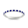 Load image into Gallery viewer, 0.15-ct-delicate-u-prong-stack-sapphire-band-in-white-gold-FD8370GSABLANGLE5-0.15CT-NL-WG.jpg