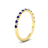 Load image into Gallery viewer, 0.15-ct-delicate-u-prong-stack-sapphire-band-in-yellow-gold-FD8370GSABLANGLE2-0.15CT-NL-YG.jpg