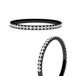 Load image into Gallery viewer, 0.20-ct-delicate-womens-custom-diamond-wedding-band-in-black-gold-FD8370ANGLE3-0.20CT-NL-BG.jpg
