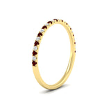Load image into Gallery viewer, 0.20-ct-delicate-womens-custom-ruby-wedding-band-in-yellow-gold-FD8370GRUDRANGLE2-0.20CT-NL-YG.jpg
