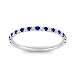 Load image into Gallery viewer, 0.20-ct-delicate-womens-custom-sapphire-wedding-band-in-white-gold-FD8370GSABLANGLE5-0.20CT-NL-WG.jpg
