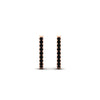 Load image into Gallery viewer, 0.25-carat-black-diamond-huggie-hoop-earrings-in-rose-gold-FDEAR11260GBLACKANGLE2-0.25-NL-RG