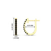 Load image into Gallery viewer, 0.25-carat-black-diamond-huggie-hoop-earrings-in-yellow-gold-FDEAR11260GBLACKANGLE2-0.25-NL-YG