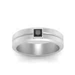 Load image into Gallery viewer, Mens Princess Cut Solitaire Wedding Ring
