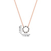 Load image into Gallery viewer, 0.25-carat-circle-round-black-diamond-pendant-in-rose-gold-FDPD11271GBLACKANGLE1-0.25CT_20-NL-RG-HW